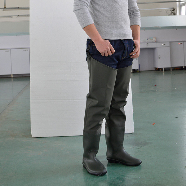 Мъжки гумени  ботуши модел - над  коляното водоустойчиви подходящи за риболов