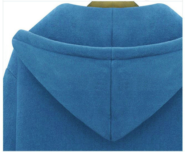 Hanorac lung de zi cu glugă pentru femei