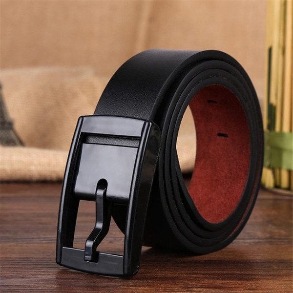 Cureaua moderna de barbati neagra din piele artificiala