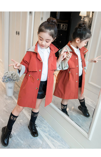 Őszi hosszú kabát mindennapi használatra