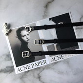 Curea subțire retro de culoare neagră potrivită pentru bărbați și femei