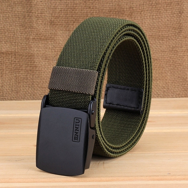 Elasztikus férfi öv csattal három színben