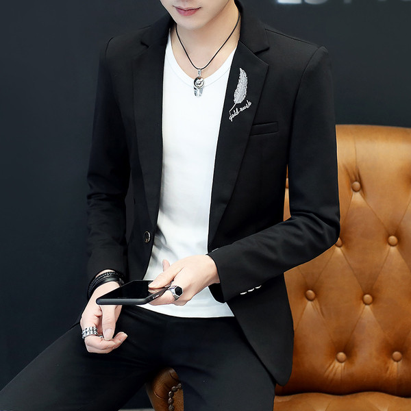 Κομψό ανδρικό σακάκι σε διάφορα μοντέλα με κεντήματα