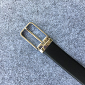 Cureaua casual de barbati subtire din piele artificiala in doua culori