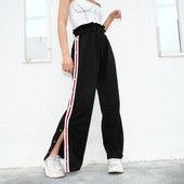 Спортно-ежедневен дамски панталон с висока талия