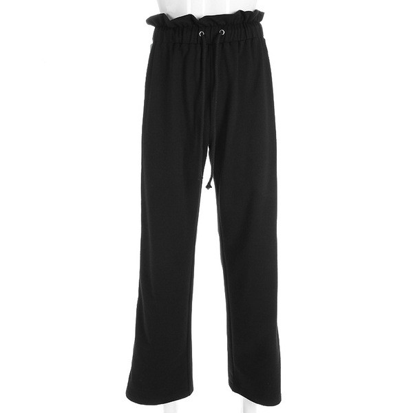 Спортно-ежедневен  дамски панталон с висока талия 