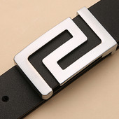 Elegáns férfi öv érdekes csattal két színben