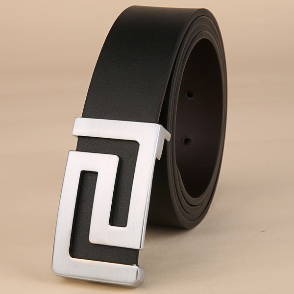 Elegáns férfi öv érdekes csattal két színben