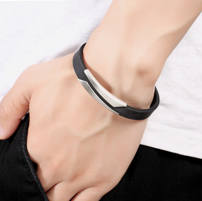 Brățară bărbătească în două culori diferite