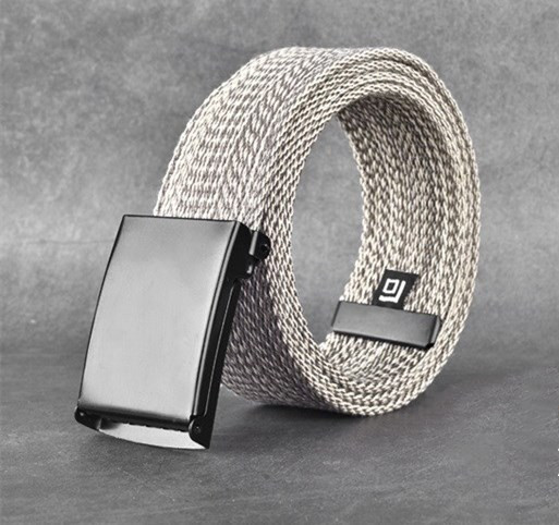 Elegáns férfi öv ezüst színben