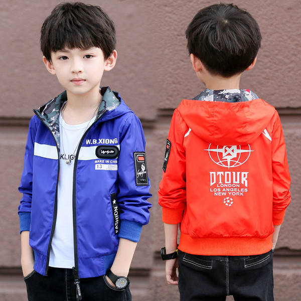 Детско двулицево яке подходящо за ежедневието в три цвята