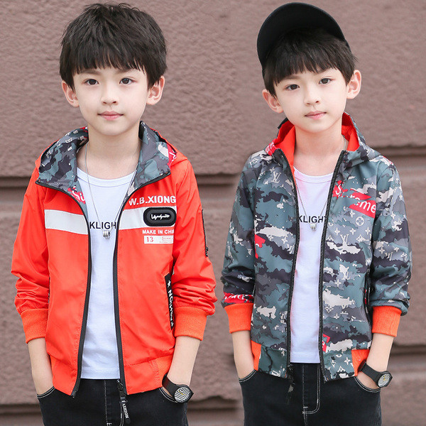 Детско двулицево яке подходящо за ежедневието в три цвята