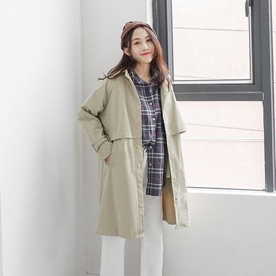 Ежедневно дамско есенно палто в три цвята