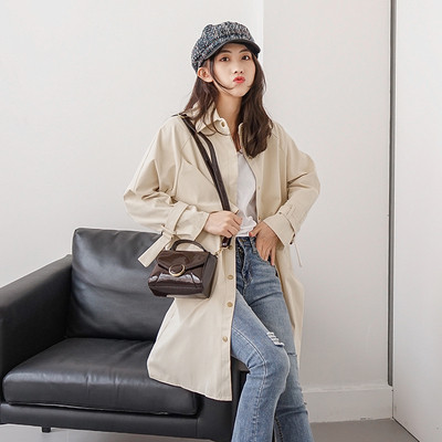 Ежедневно дамско есенно палто в три цвята