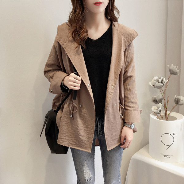 Модерно дамско палто в три цвята