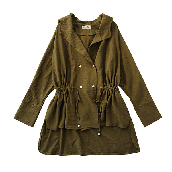 Модерно дамско палто в три цвята