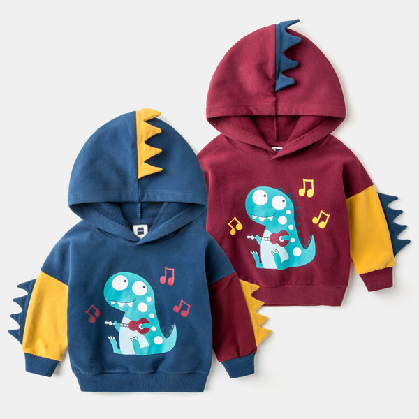 Детски суичър с апликация и 3D декорация в два цвята