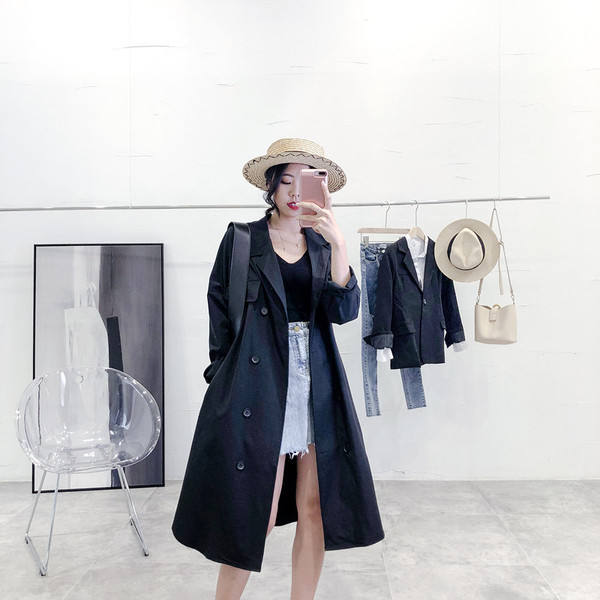 Стилно дамско дълго палто в три цвята