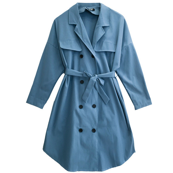 Стилно дамско дълго палто в три цвята