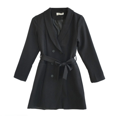 Уникално дамско есенно палто в два цвята