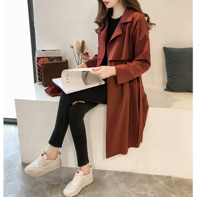 Есенно дамско елегантно палто в четири цвята