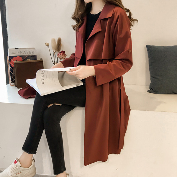 Есенно дамско елегантно палто в четири цвята