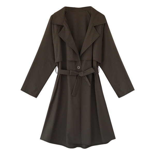 Есенно дамско елегантно палто в четири цвята