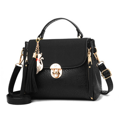 Geanta de dama eleganta cu inchizator metalic in mai multe culori