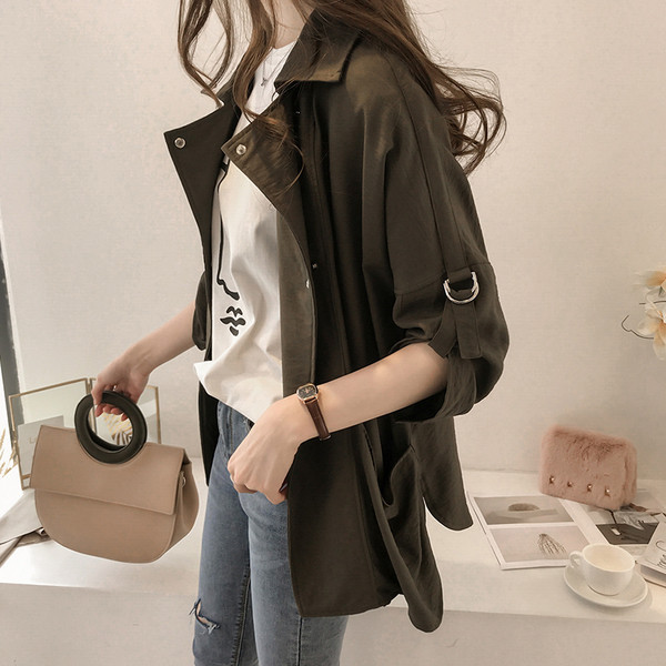 Спортно-елегантно дамско палто в два цвята