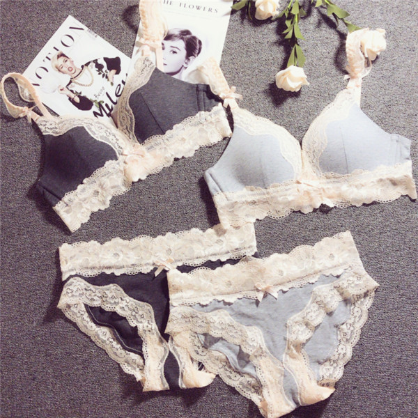 Pamut fehérnemű csipkével, három színben