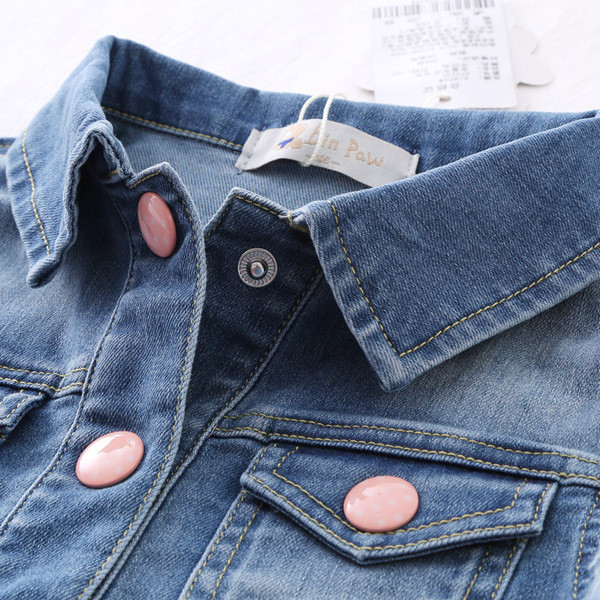 Mindennapi használatra alkalmas farmer gyerekmellény