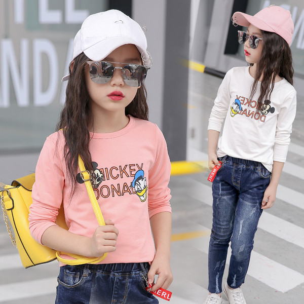 Modern gyerekblúz lányoknak, több színben is