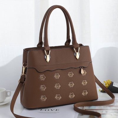 Női táska rövid és szivárványos fogantyúval több színben