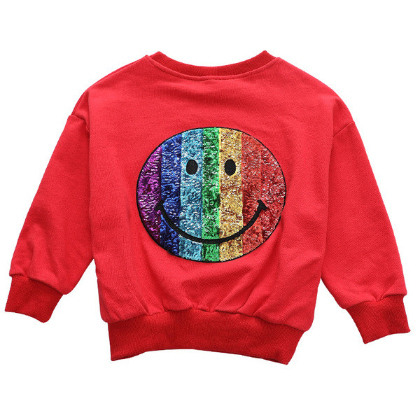 Modern gyerekblúz lányoknak, két színben, színes alkalmazással