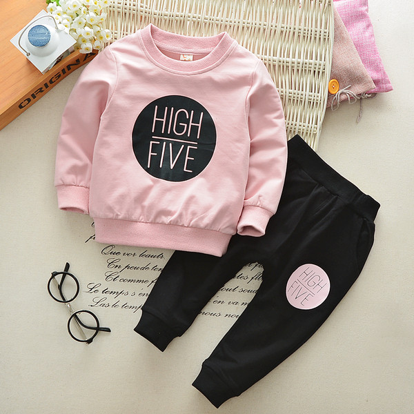 Ежедневен детски комплект от две части в два цвята подходящ за момичета и момчета