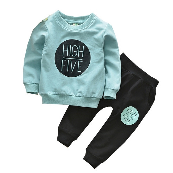 Ежедневен детски комплект от две части в два цвята подходящ за момичета и момчета