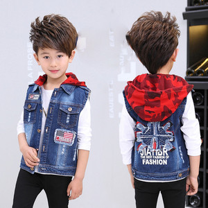 Γιλέκο τζην με μαλακή επένδυση κατάλληλο για τη καθημερινή ζωή