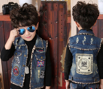 Γιλέκο τζην με μαλακή επένδυση κατάλληλο για τη καθημερινή ζωή