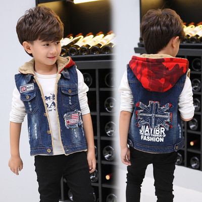 Γιλέκο τζην με μαλακή επένδυση κατάλληλο για τη καθημερινή ζωή