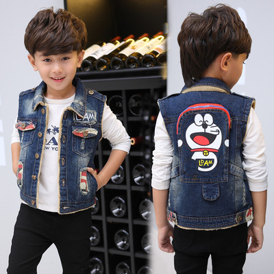 Γιλέκο τζην με μαλακή επένδυση κατάλληλο για τη καθημερινή ζωή