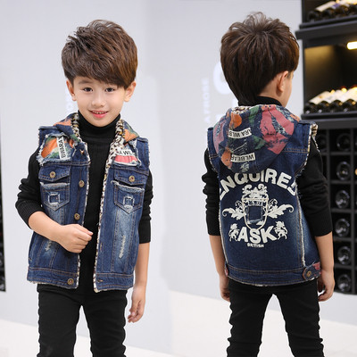 Γιλέκο τζην με μαλακή επένδυση κατάλληλο για τη καθημερινή ζωή