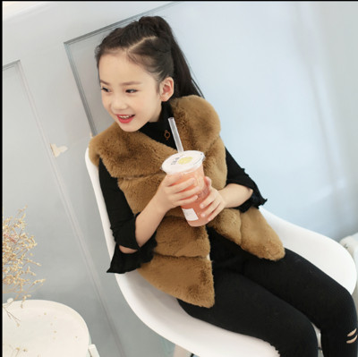 Gyermek bolyhos mellény több színben