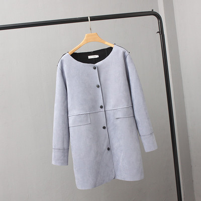 Κομψό γυναικείο φθινοπωρινό παλτό σε τρία χρώματα