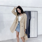 Palton subțire de damă modern în două culori