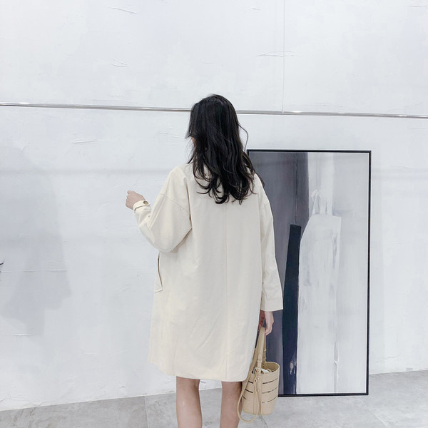 Palton subțire de damă modern în două culori