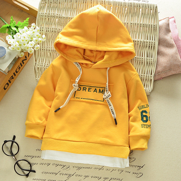 Παιδκό σπορ μπουφάν με κουκούλα σε δύο χρώματα