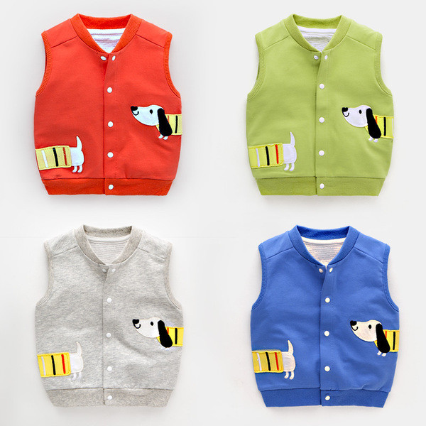 Παιδικό γιλέκο σε διάφορα χρώματα κατάλληλο για κορίτσια και αγόρια