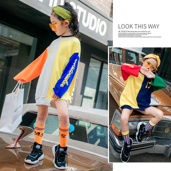 Sport-alkalmi gyerek blúz lányoknak széles modell