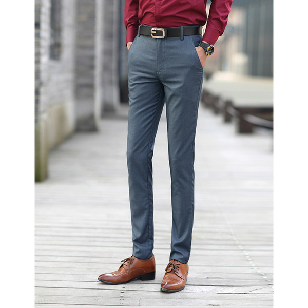 Ανδρικά επίσημα παντελόνια μοντέλου Slim σε διάφορα χρώματα