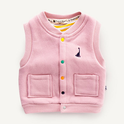 Lányoknak és fiúknak megfelelő gyerekmellény különböző színekben